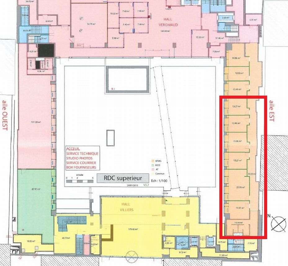 Bureau Levallois-Perret 1026m² Location bureau Levallois-Perret Hauts-de-Seine OLBUR2001047 8